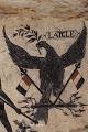 L'aigle avec un rameau d'olivier, Fons de la Gaité, dessin exécuté en 1844 (Touraine, France). Art 
 Art des carrières 
 Touraine 
 aigle 
 carrière souterraine 
 mythologie 