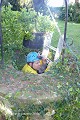 Un puits factice dans un jardin de Cancale nous a conduits dans notre premier souterrain breton, un de ces intrigants souterrains armoricains, creusés et utilisés à l’Âge du Fer, entre 600 et 100 av. J. -C.  ; Bretagne (France), mai 2013. Bretagne 
 Cancale 
 Moyen Age 
 coulisses 
 fortification 
 souterrain 
 souterrain-refuge 