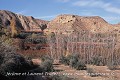 Arrivée sur La falaise abritant le cluzeau (covarrón-refugio) de la Tia Micaela ; environs de Guadix (Province de Grenade, Espagne). Espagne 
 cluzeau de falaise 
 souterrain 